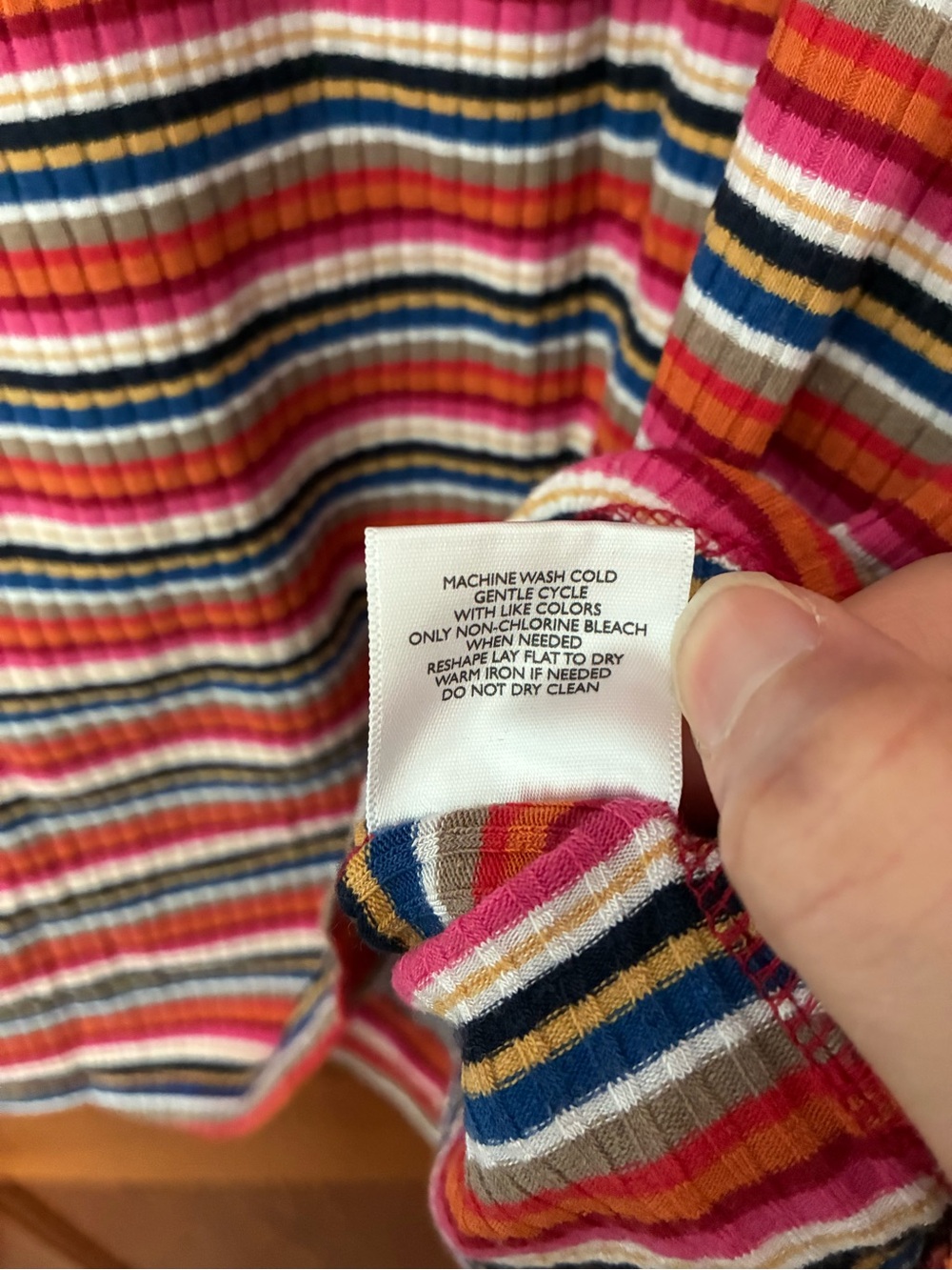 ModCloth Multi-Colored Striped Ribbed Knit Tank Top 🧡💕🧡💕🧡 - Picture 4 of 7